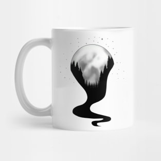 Funky Forest Moon Mug